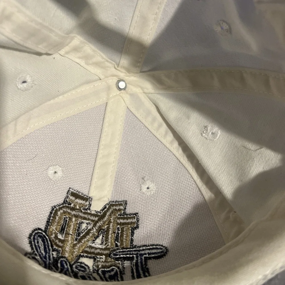 Vintage 90s Spell Out University of Notre Dame Volleyball‎ Snapback Hat Cap USA